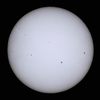 「太陽(白色光)」の撮影　2024年1月19日(機材：ミニボーグ45EDⅡ、E-PL8、ポラリエ)