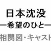 TBS日曜劇場「日本沈没ー希望のひとー」の相関図・キャスト