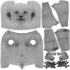 pytorch3dのTextureUVでSMPLのmeshにtextureを貼る