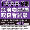 ≪危険物取扱者試験≫　令和３年上期　神奈川県実施の試験日程決定！！