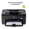 Steps To Fix HP Printer Offline Issues