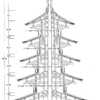 法隆寺五重塔を作る①