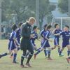 １１月４日　サッカー部　市内大会初戦勝利！