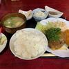 阪急長岡天神歩いて３分きのめの定食　和風ハンバーグとコロッケ定食