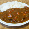 今日の食べ物　朝食にカレー