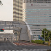 東京築地の朝・隅田川と勝鬨橋