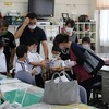 学年の植物も、子どもたちも、大きく成長しています