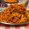 スパゲッティのパンチョナポリタン特盛に増し増しセットのボリューム感が凄すぎる！！これぞパンチョって感じですよね！！