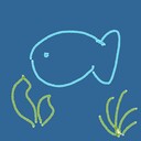 お魚あげる。