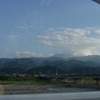 車窓から石鎚山