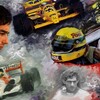 アイルトン・セナF1レーサーのお絵描き作品