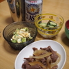 牛肉玉ねぎ炒め、サッポロクラシック