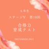 ６年生　第10回 　合格力育成テスト(難問)結果