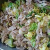 春キャベツと豚肉のピーナッツソテー