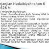 Sebutkan Isi Perjanjian Hudaibiyah 1 dan 2 Antara Rasul dengan Kafir Quraisy