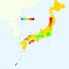 Average Age by Prefecture in Japan, 2013