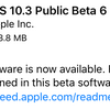 iOS10.3 Public Beta6が利用可能に