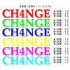 【MMD】「CH4NGE」ロゴ (PMXファイル)の配布