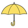 次男の黄色い傘