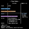 週末ライブのタイムテーブル公開