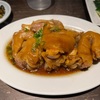 福岡市博多区店屋町、「極上豚足釘本食堂」で豚足ランチおじさん