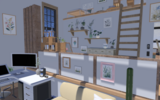 【VRChat】屋根裏お洒落な紅茶部屋 "cha room"