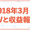 2018年3月のPVと収益報告（アドセンス自動広告の成果、100記事更新達成）