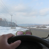 札幌の中山峠で初雪が積もっているらしい、。