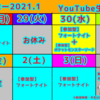 12月第5週・1月第1週YouTube生配信予定!!【生配信】