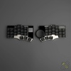beekeeb Toucan｜Split Keyboard with Memory LCD & Trackpad