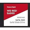 【国内正規代理店品】Western Digital WD Red SA500 内蔵 SSD 2.5インチ NAS 用 500GB SATA 3.0 5年保証 WDS500G1R0A-EC