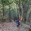 １２月５日山坂今年最後の山行は霧島市と姶良市にまたがる長尾山です、１５名の参加者あと１名は下山後のお楽しみ準備中、重信さん私の混合写真です