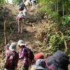   大西町歩こう会 ・ 上の城跡  (  山之内地区  )