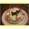 はじめての誕生ケーキ