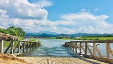 【魚沼市観光スポット】堀之内やな場で新鮮の鮎や川魚を堪能"新潟県魚沼市"