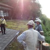 草刈りの奉仕作業　更新しないとね　Volunteer work mowing