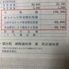 住民税の支払い通知が来ました。