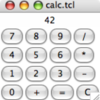 Tclで電卓