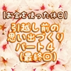 【お金を使った休日】引越し前の思い出づくりパート４（最終回）