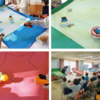 micro:bit 用カーリングロボットを使ってお祭りゲーム＠新宿区立落合第二小学校