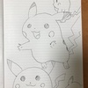 社畜ミニマリストの簡単イラスト・ポケモンの落書き・ピカチュウ