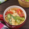 炒めてうまみを引き出す♪オクラとトマトの卵スープ│10分であと1品の夏スープ