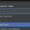 IntelliJ IDEAのjump to colors and fontsが便利過ぎる件