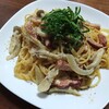 ベーコンきのこクリームパスタ