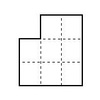 図形を再構成して正方形にする問題（３）