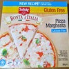 グルテン＆ラクトースフリーのピザ・マルガリータ（乳製品あり）