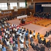 今日は公立小学校卒業式・・・東郷西小学校では
