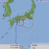 台風進路予想！