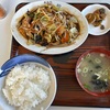 法船　野菜炒め定食　岩手県花巻市