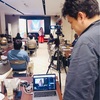 琉球新報社1階エントランスにて、泉崎コメディクラブに出演します